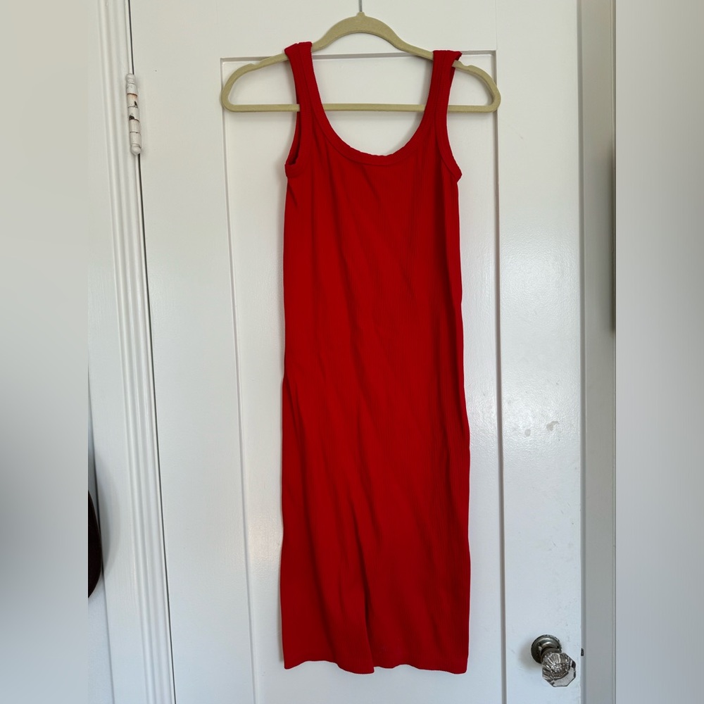 Red Midi Dress